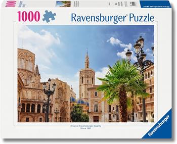 Puzzle Ravensburger Plaza de la Virgen, Valencia 1000 pezzi  Ravensburger 2026 | Libraccio.it