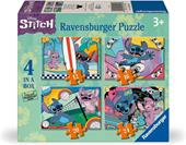 Ravensburger - Puzzle Disney Stitch Puzzle 4 in a box