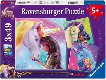 Ravensburger - Puzzle Unicorn Academy 3x49 pz  Ravensburger 2025 | Libraccio.it