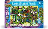 Ravensburger - Puzzle Teenage Mutant Tartarughe Ninja Mutant Mayhem, 200 pz XXL