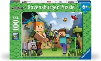 Ravensburger - Puzzle Minecraft, 100 pz XXL  Ravensburger 2025 | Libraccio.it