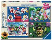 Puzzle Ravensburger Super Mario Wonder 4 x 100 pezzi