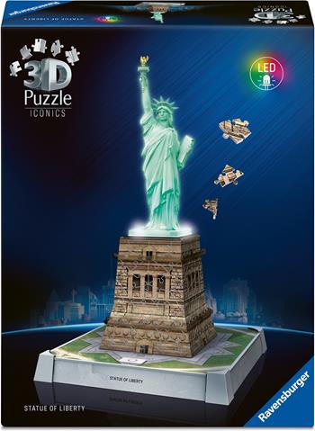 Puzzle 3D Iconics Statua della Libertà  Ravensburger 2025 | Libraccio.it