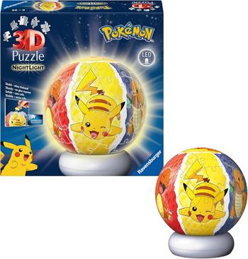 Puzzle Ravensburger Puzzle Ball Nightlight Pokémon  Ravensburger 2026 | Libraccio.it