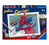 Ravensburger - CreArt Serie E licenziati -  Spider-Man, Kit per Dipingere con i Numeri
