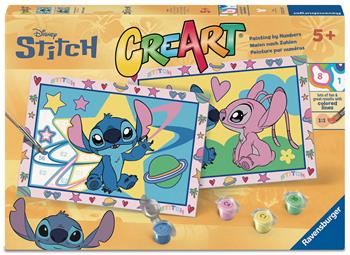 Ravensburger CreArt Serie Junior- 2 x Stitch & Angel  Ravensburger 2026 | Libraccio.it