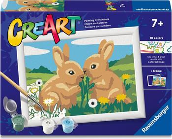 Ravensburger CreArt Serie E - Conigli Affettuosi  Ravensburger 2026 | Libraccio.it