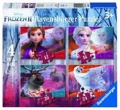 Ravensburger - Puzzle Frozen 2, Collezione 4 in a Box, 4 puzzle da 12-16-20-24 Pezzi, Et&#224; Raccomandata 3+ Anni