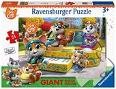 Ravensburger - Puzzle 44 Gatti C, Collezione 24 Giant Pavimento, 24 Pezzi, Et&#224; Raccomandata 3+ Anni