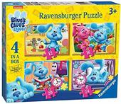 Ravensburger - Puzzle Blue's clues & you, Collezione 4 in a Box, 4 puzzle da 12-16-20-24 Pezzi, Et&#224; Raccomandata 3+ Anni
