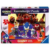 Ravensburger - Puzzle Sonic, Collezione 125 Giant Pavimento, 125 Pezzi, Et&#224; Raccomandata 6+ Anni
