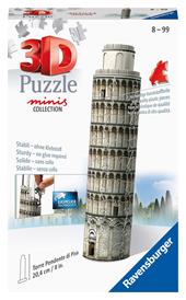 Ravensburger - 3D Puzzle Mini Torre di Pisa, 54 Pezzi, 8 Anni