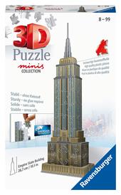 Ravensburger - 3D Puzzle Mini Empire State Building, 54 Pezzi, 8 Anni