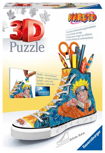 Ravensburger - 3D Puzzle Portapenne Sneaker Naruto, 108 Pezzi, 8+ Anni  Ravensburger 2022 | Libraccio.it
