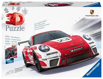 Ravensburger - 3D Puzzle Porsche 911 GT3 Cup Salzburg , 108 Pezzi, 10+ Anni  Ravensburger 2023 | Libraccio.it
