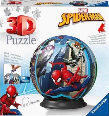 Ravensburger - 3D Puzzle Puzzle Ball Spiderman, 72 pezzi, 6+ anni  Ravensburger 2023 | Libraccio.it