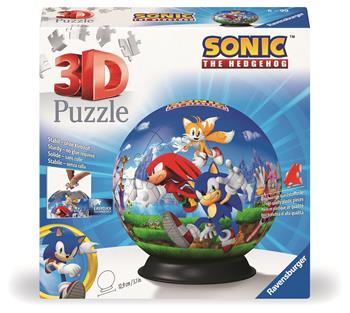 Ravensburger - Puzzle 3D, Puzzle-Ball Sonic the Hedgehog, per Adulti e Bambini 6+ Anni, Idea Regalo, 72 Pezzi  Ravensburger 2024 | Libraccio.it