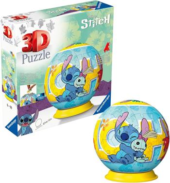 Ravensburger - Puzzle Disney Stitch, Puzzle 3D 72 pz  Ravensburger 2025 | Libraccio.it