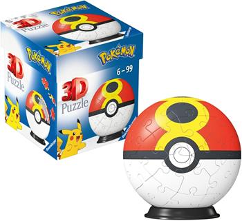 Ravensburger - Puzzle Pok&#233;mon Repeat Ball, Puzzle 3D 54 pz  Ravensburger 2025 | Libraccio.it