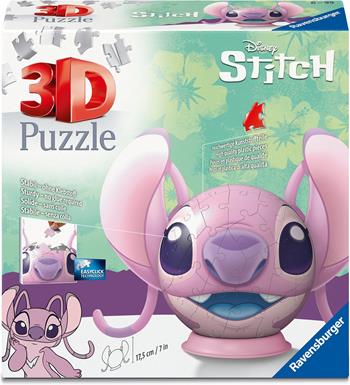 Puzzle 3D Disney Angel con Orecchie, 72 pezzi, 6+ anni  Ravensburger 2025 | Libraccio.it