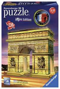 Image of Arco di Trionfo Puzzle 3D Building Night Edition Ravensburger (12522)