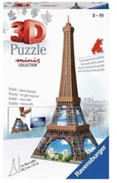 Ravensburger - 3D Puzzle Mini Tour Eiffel, 54 Pezzi, 8 Anni