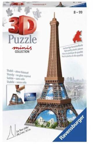 Ravensburger - 3D Puzzle Mini Tour Eiffel, 54 Pezzi, 8 Anni  Ravensburger 2024 | Libraccio.it