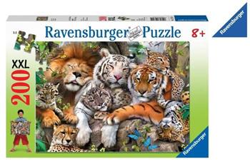Ravensburger - Puzzle Grandi felini, 200 Pezzi XXL, Et&#224; Raccomandata 8+ Anni  Ravensburger 2022 | Libraccio.it
