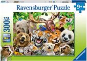Ravensburger - Puzzle Selfie selvatico, 300 Pezzi XXL, Et&#224; Raccomandata 9+ Anni