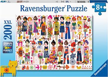 Ravensburger - Puzzle Amiche e fiori, 200 Pezzi XXL, Et&#224; Raccomandata 8+ Anni  Ravensburger 2023 | Libraccio.it