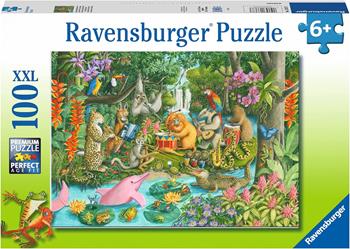 Ravensburger - Puzzle L'orchestra degli animali, 100 Pezzi XXL, Et&#224; Raccomandata 6+ Anni  Ravensburger 2023 | Libraccio.it