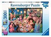 Ravensburger - Puzzle Merenda tra fate, 300 Pezzi XXL, Et&#224; Raccomandata 9+ Anni