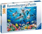 Ravensburger - Puzzle Delfini, 500 Pezzi, Puzzle Adulti