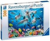 Ravensburger - Puzzle Delfini, 500 Pezzi, Puzzle Adulti