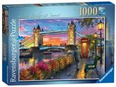 Ravensburger Puzzle Tower Bridge al tramonto Puzzle 1000 pz Fantasy, Puzzle per Adulti