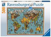 Ravensburger - Puzzle Mondo di Farfalle, 500 Pezzi, Puzzle Adulti