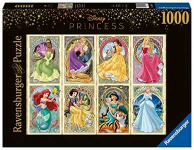 Image of Puzzle Ravensburger Principesse dell'Art Nouveau 1000 pezzi