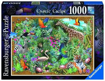 Puzzle Ravensburger Fuga esotica 1000 pezzi  Ravensburger 2022 | Libraccio.it