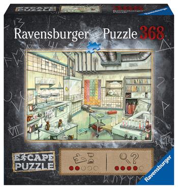 Ravensburger Puzzle Il laboratorio dell'alchimista, Escape Kids, 368 pezzi, Puzzle Bambini, et&#224; raccomandata 9+  Ravensburger 2022 | Libraccio.it