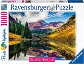 Ravensburger - Puzzle Aspen, Colorado, Collezione Beautiful Mountains, 1000 Pezzi, Puzzle Adulti