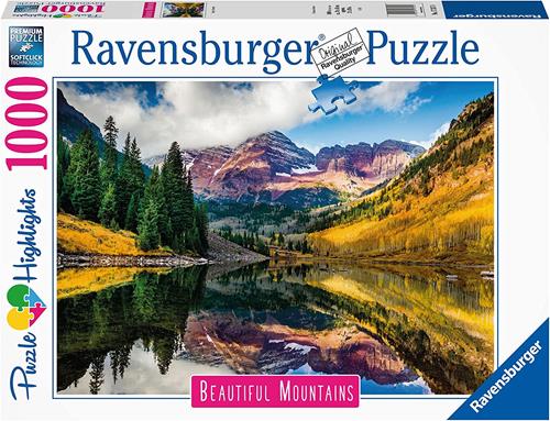Ravensburger - Puzzle Aspen, Colorado, Collezione Beautiful Mountains, 1000  Pezzi, Puzzle Adulti Ravensburger 2023