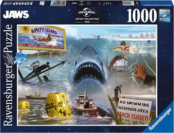 Ravensburger - Puzzle Jaws - Lo squalo, 1000 Pezzi, Puzzle Adulti  Ravensburger 2023 | Libraccio.it