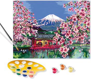 Ravensburger - CreArt La fioritura dei ciliegi in Giappone, Kit per Dipingere con i Numeri  Ravensburger 2023 | Libraccio.it