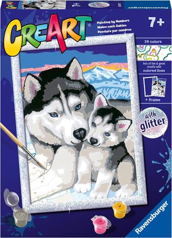 Ravensburger - CreArt Serie D: Husky, Kit per Dipingere con i Numeri,  Ravensburger 2022 | Libraccio.it