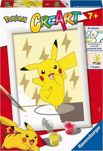 Ravensburger - CreArt Serie E: Pok&#233;mon, Pikachu, Kit per Dipingere con i Numeri,  Ravensburger 2022 | Libraccio.it