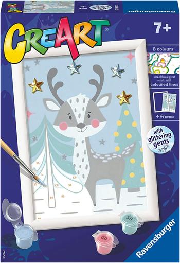 Ravensburger - CreArt Serie E: Cervo Stellato, Kit per Dipingere con i Numeri,  Ravensburger 2022 | Libraccio.it