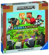 Ravensburger - Minecraft Heroes of the Village, Versione Italiana, Gioco da Tavolo Strategico, 1-4 Giocatori, 7+ Anni