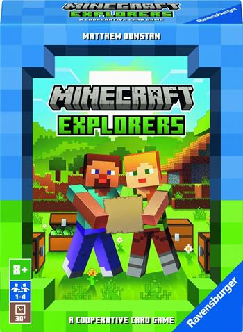 Ravensburger - Minecraft Explorers, Gioco di carte per tutta la famiglia, da 1 a 4 giocatori, 8+ anni  Ravensburger 2024 | Libraccio.it
