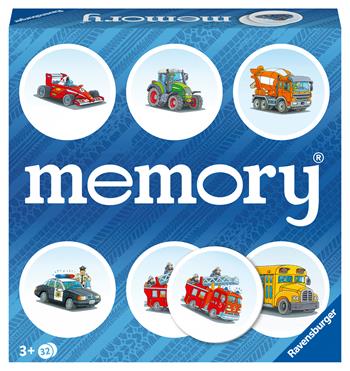 Ravensburger - Memory&#174; Versione Veicoli, 64 Tessere, Gioco Da Tavolo, 3+ Anni  Ravensburger 2023 | Libraccio.it