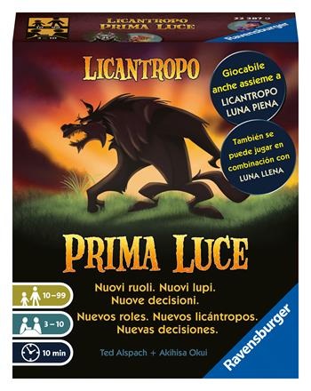 Ravensburger - Licantropo Prima Luce, Gioco di Carte per tutta la famiglia, da 3 a 10 giocatori, 9+ Anni  Ravensburger 2023 | Libraccio.it
